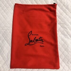 Authentic Christian Louboutin Dust Bag Storage Cover Pouch Red 13 X 9"